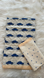 Load image into Gallery viewer, Taxi Cotton Saree Blue
