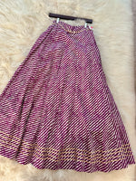 Load image into Gallery viewer, Leheriya Extra Flair Skirt - Purple
