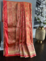 Load image into Gallery viewer, Banarasi Silk Saree - Blush
