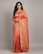 Load image into Gallery viewer, Banarasi Silk Saree - Blush
