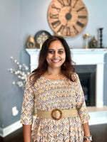 Load image into Gallery viewer, Cotton Ikkat Print Dress 1
