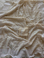 Load image into Gallery viewer, Georgette Chikanwork Saree - Ivory- Sitara Edition
