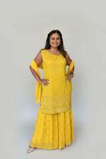 Load image into Gallery viewer, Fusion Festive/Wedding Wear 12 Sharara Kurta

