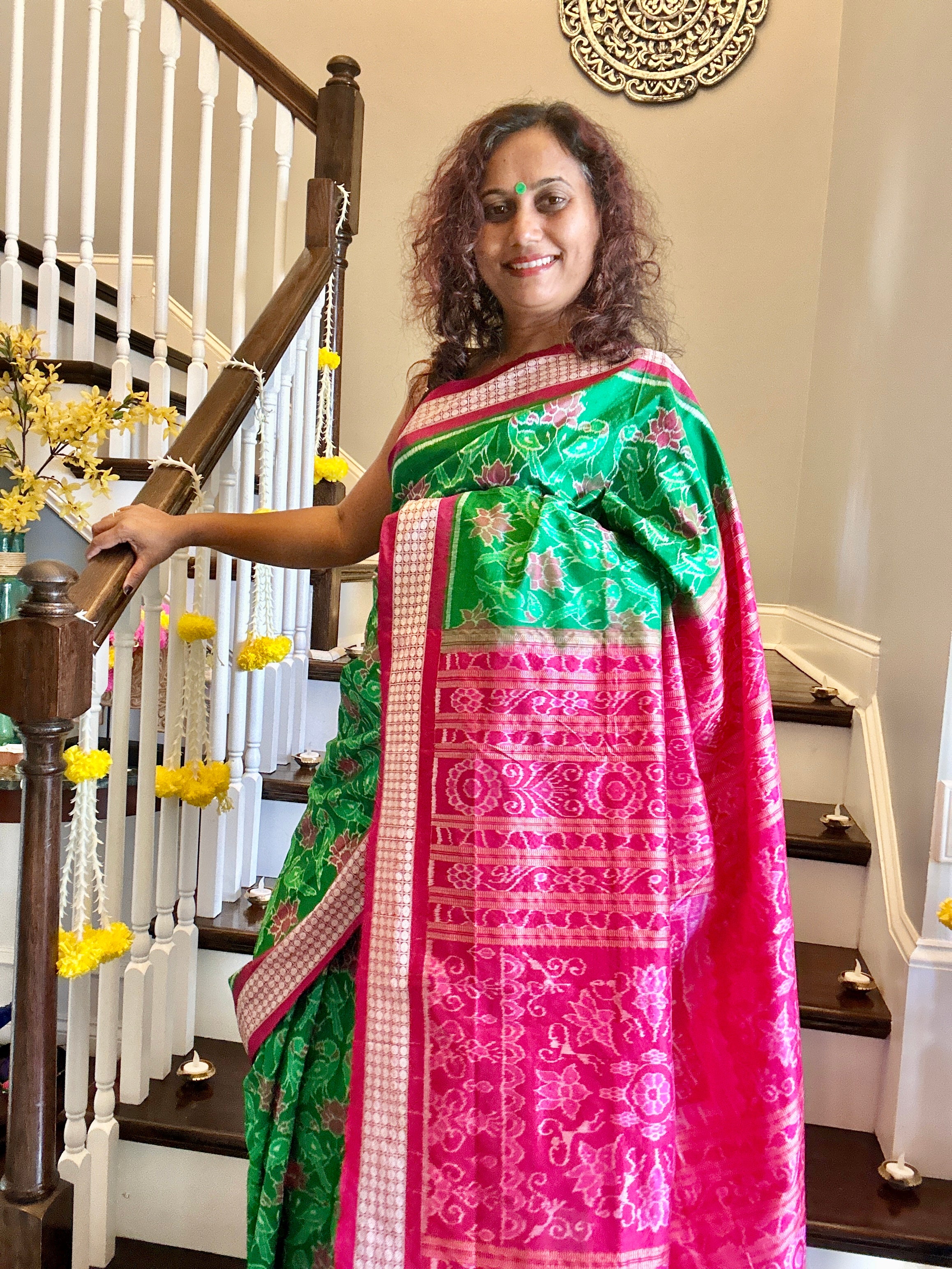 Ikkat Silk Saree - Heritage Handloom Edition