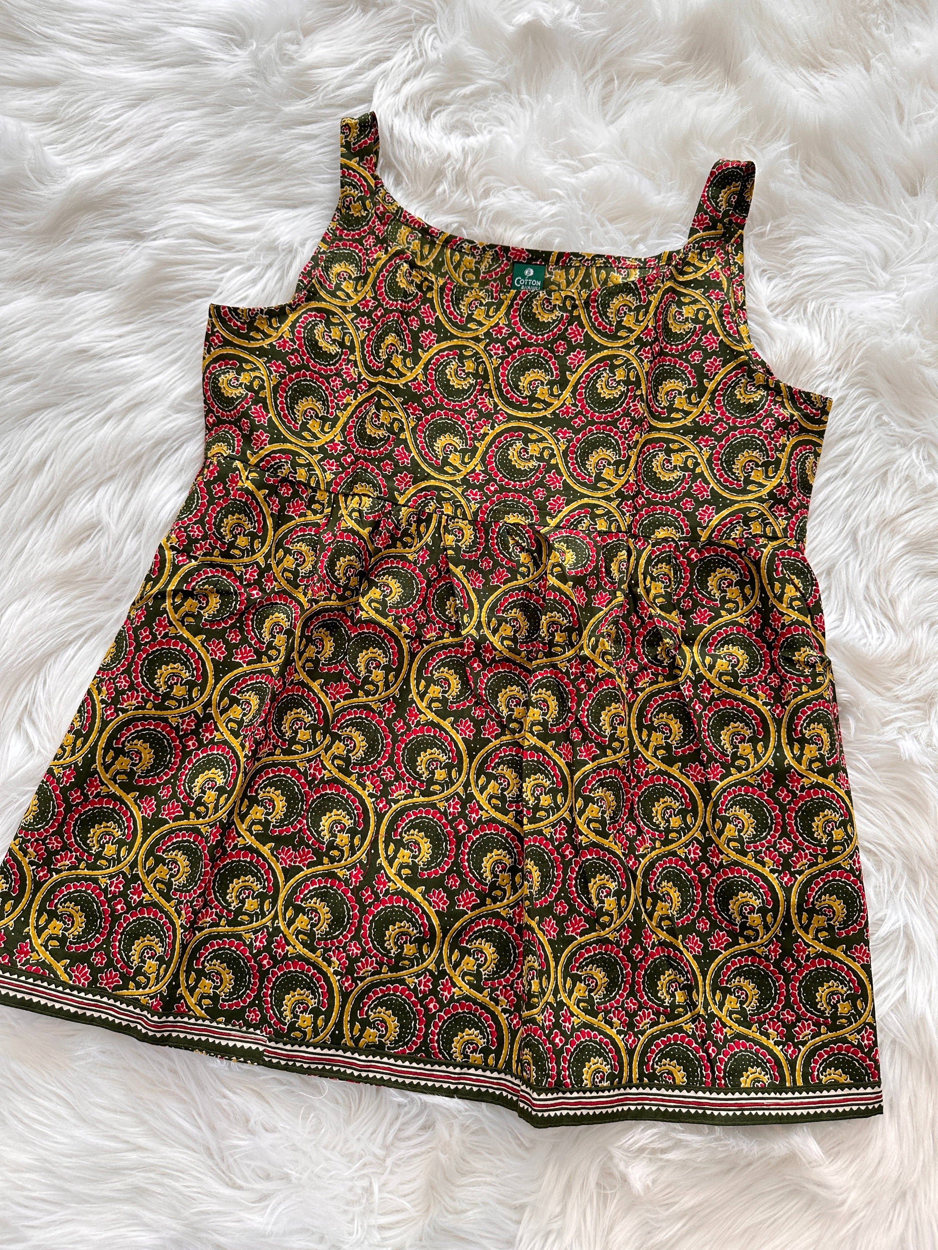 Block Print Cotton Kurti