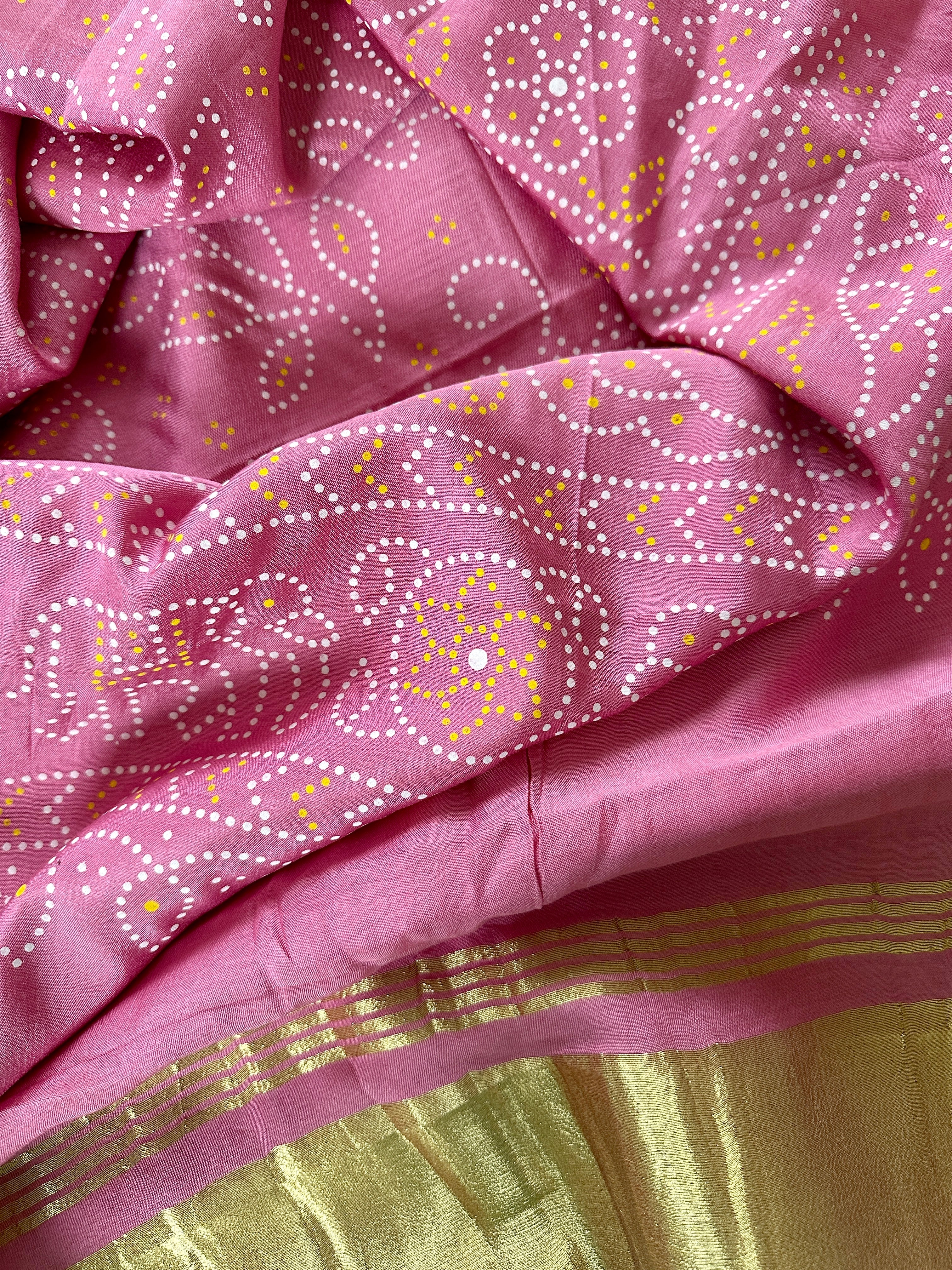 Modal Silk Dupatta - Pink