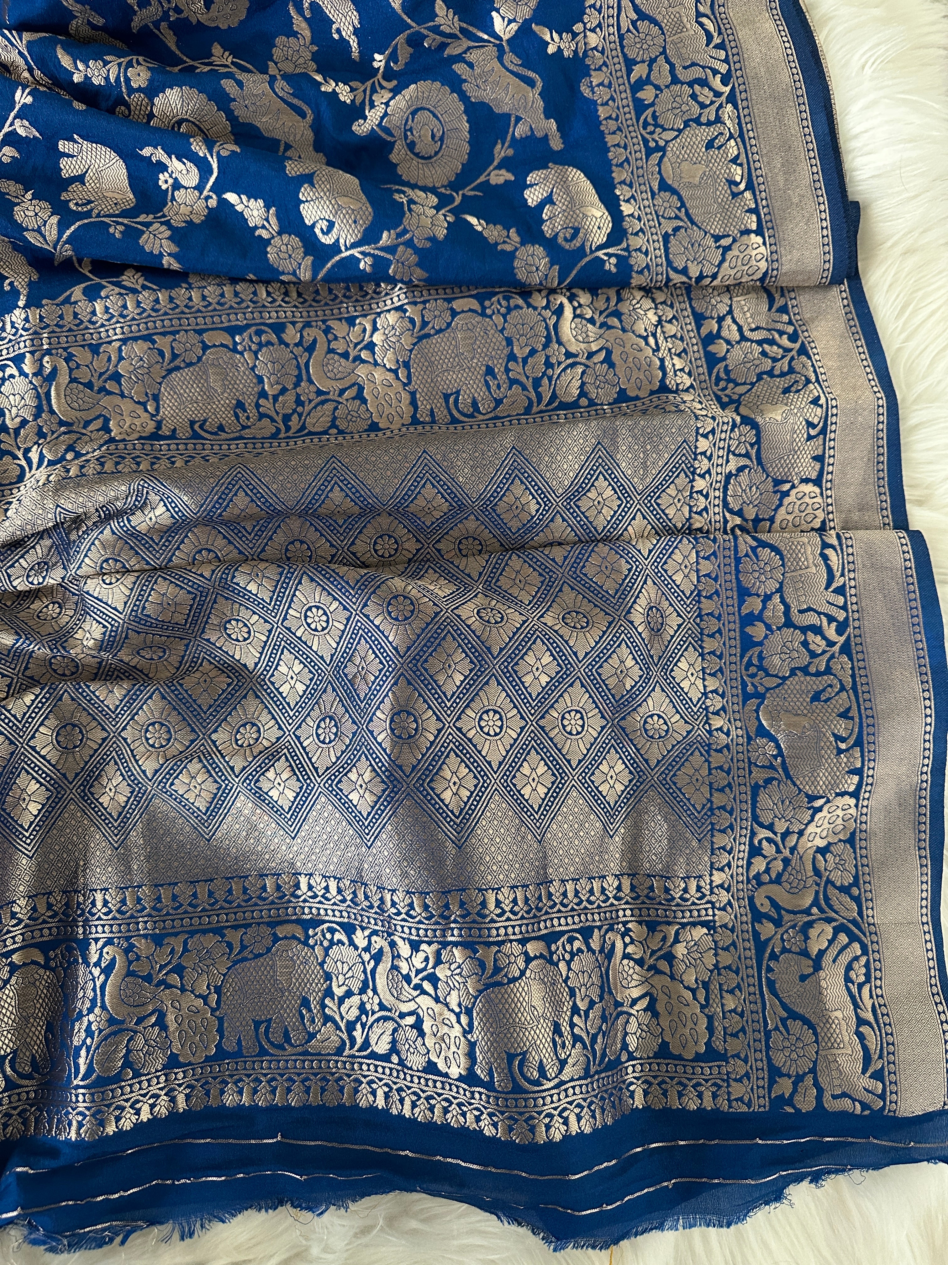 Banarasi Crepe Silk Saree