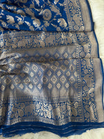 Load image into Gallery viewer, Banarasi Crepe Silk Saree
