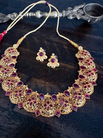 Load image into Gallery viewer, Temple Necklace Gold Polish 2
