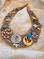 Load image into Gallery viewer, Boho Gypsy Jute Necklace 4
