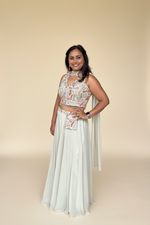 Load image into Gallery viewer, Fusion Festive/Wedding Wear 10 Sharara Crop Top
