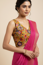 Load image into Gallery viewer, Matka Silk Saree + Designer Blouse Combo Offer
