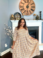 Load image into Gallery viewer, Cotton Ikkat Print Dress 1
