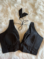 Load image into Gallery viewer, Plain Silk Blouse - Black
