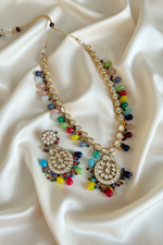 Load image into Gallery viewer, Kundan Multicolored Stone Set

