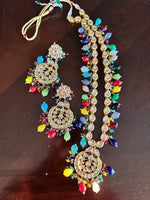 Load image into Gallery viewer, Kundan Multicolored Stone Set
