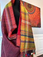 Load image into Gallery viewer, Bhujodi Tussor Saree - Heritage Weave
