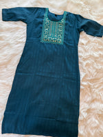 Load image into Gallery viewer, Embroidered Long Kurta
