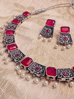 Load image into Gallery viewer, Stone Necklace Set
