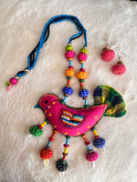 Load image into Gallery viewer, Panchi - Exclusively Handmade Textile Jewelry
