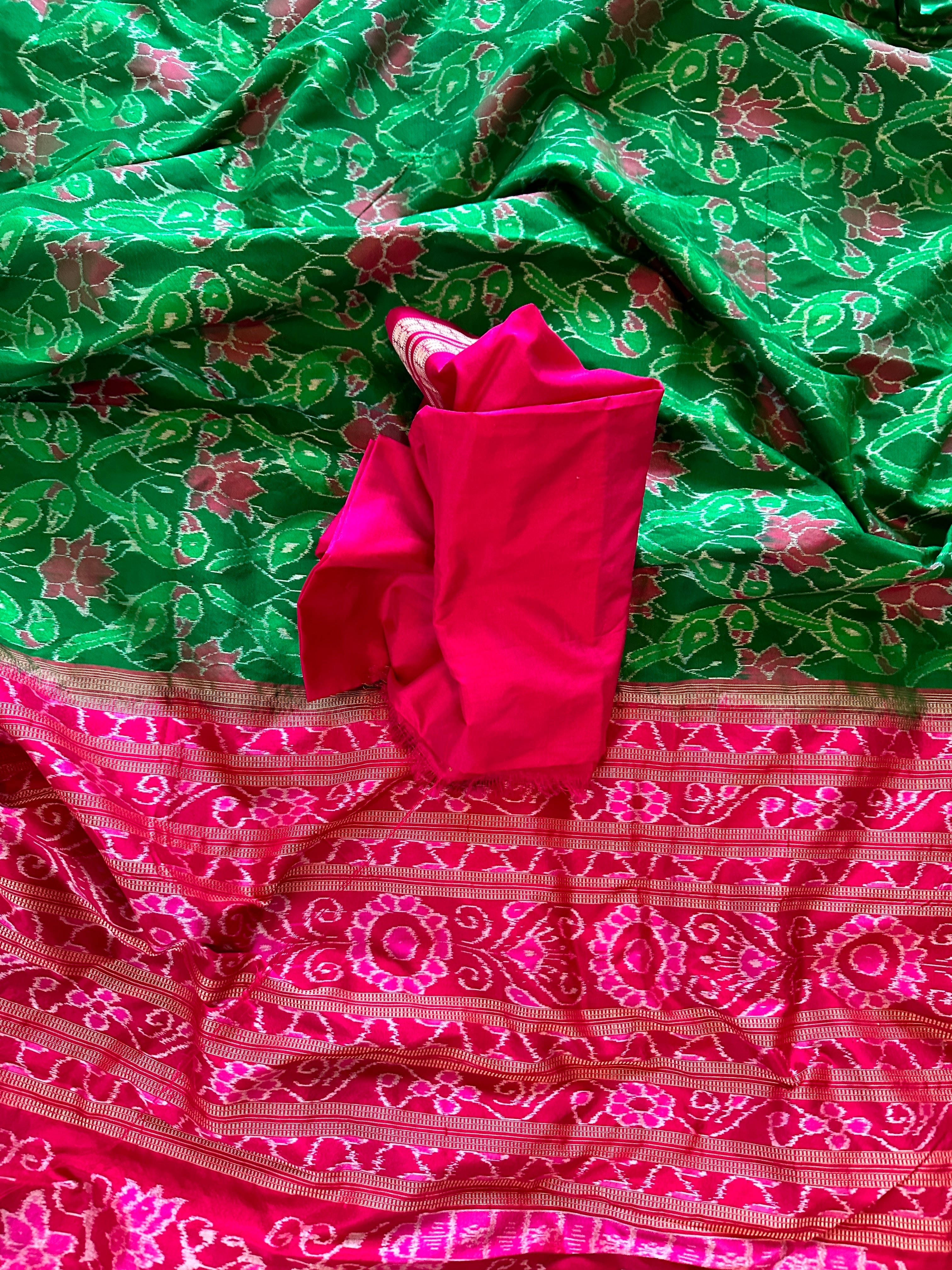 Ikkat Silk Saree - Heritage Handloom Edition