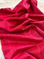 Load image into Gallery viewer, Matka Silk Saree - Cherry Red

