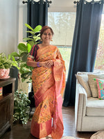 Load image into Gallery viewer, Ikkat Silk Saree 5

