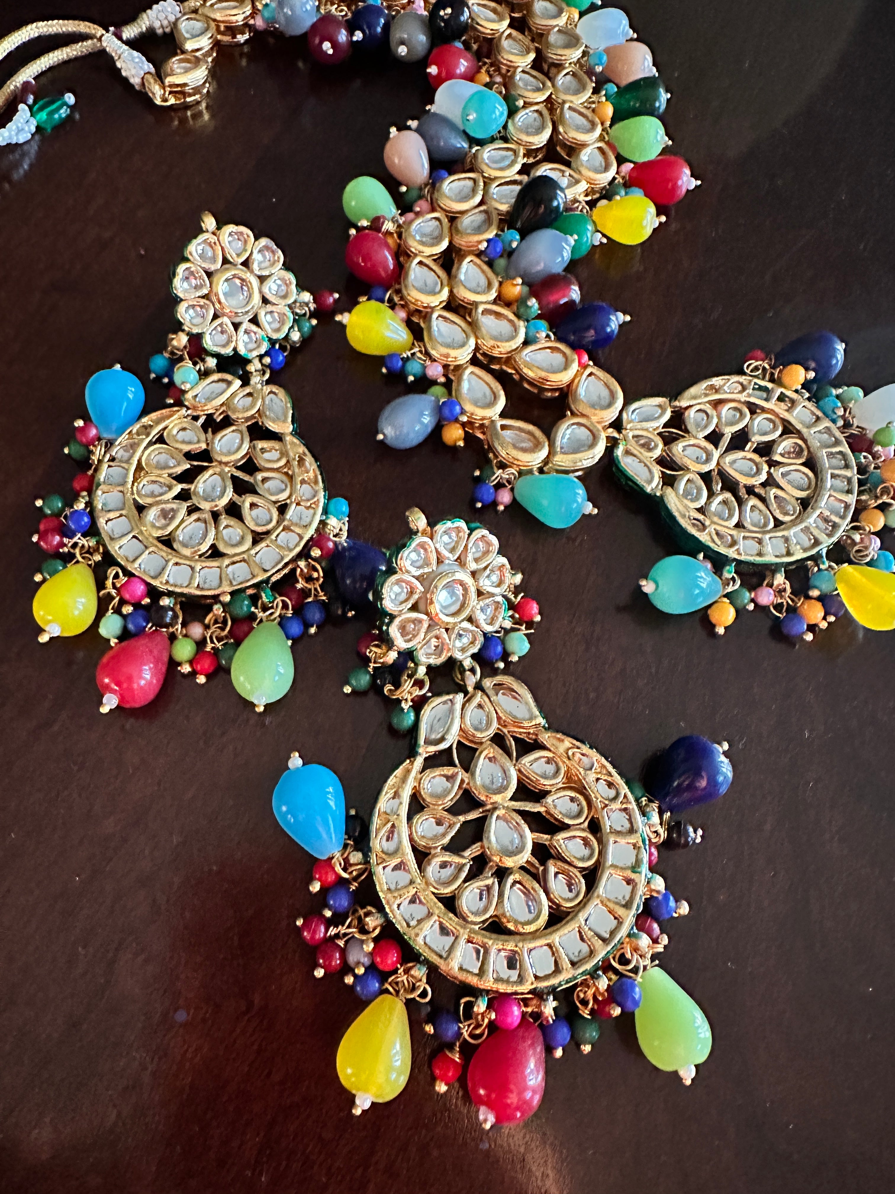 Kundan Multicolored Stone Set