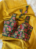 Load image into Gallery viewer, Matka Silk Saree - Mustard
