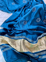 Load image into Gallery viewer, Modal Silk Dupatta - Teal
