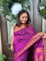 Load image into Gallery viewer, Banglore Silk Saree - Purple

