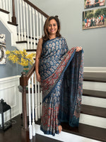 Load image into Gallery viewer, Block Print Ajrakh Modal Silk
