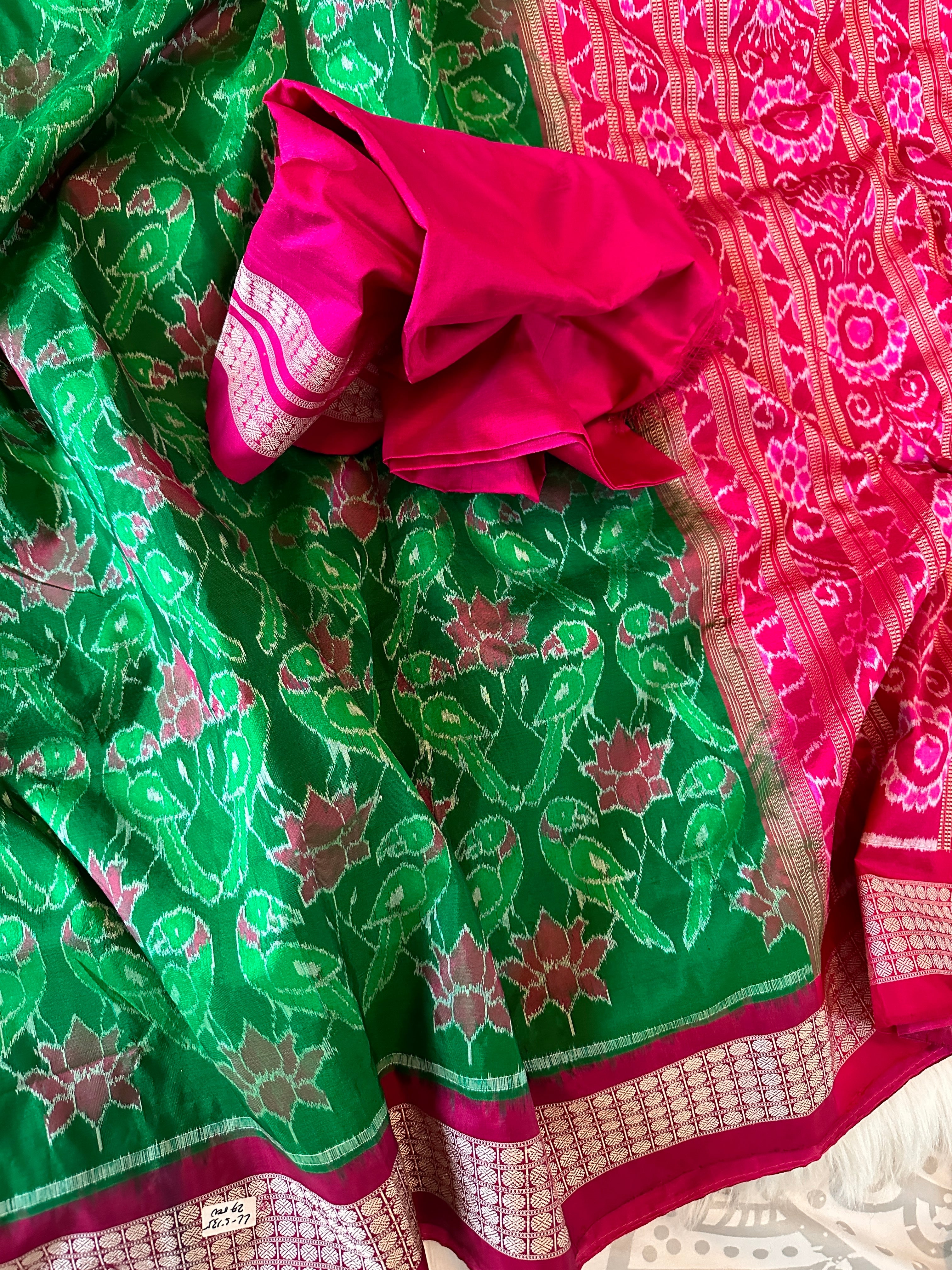 Ikkat Silk Saree - Heritage Handloom Edition