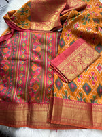 Load image into Gallery viewer, Ikkat Silk Saree 5

