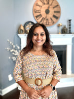 Load image into Gallery viewer, Cotton Ikkat Print Dress 1
