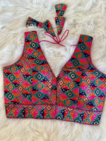 Load image into Gallery viewer, Patola Brocade Silk Blouse A
