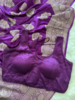 Load image into Gallery viewer, Banarasi Satin Silk Saree 4
