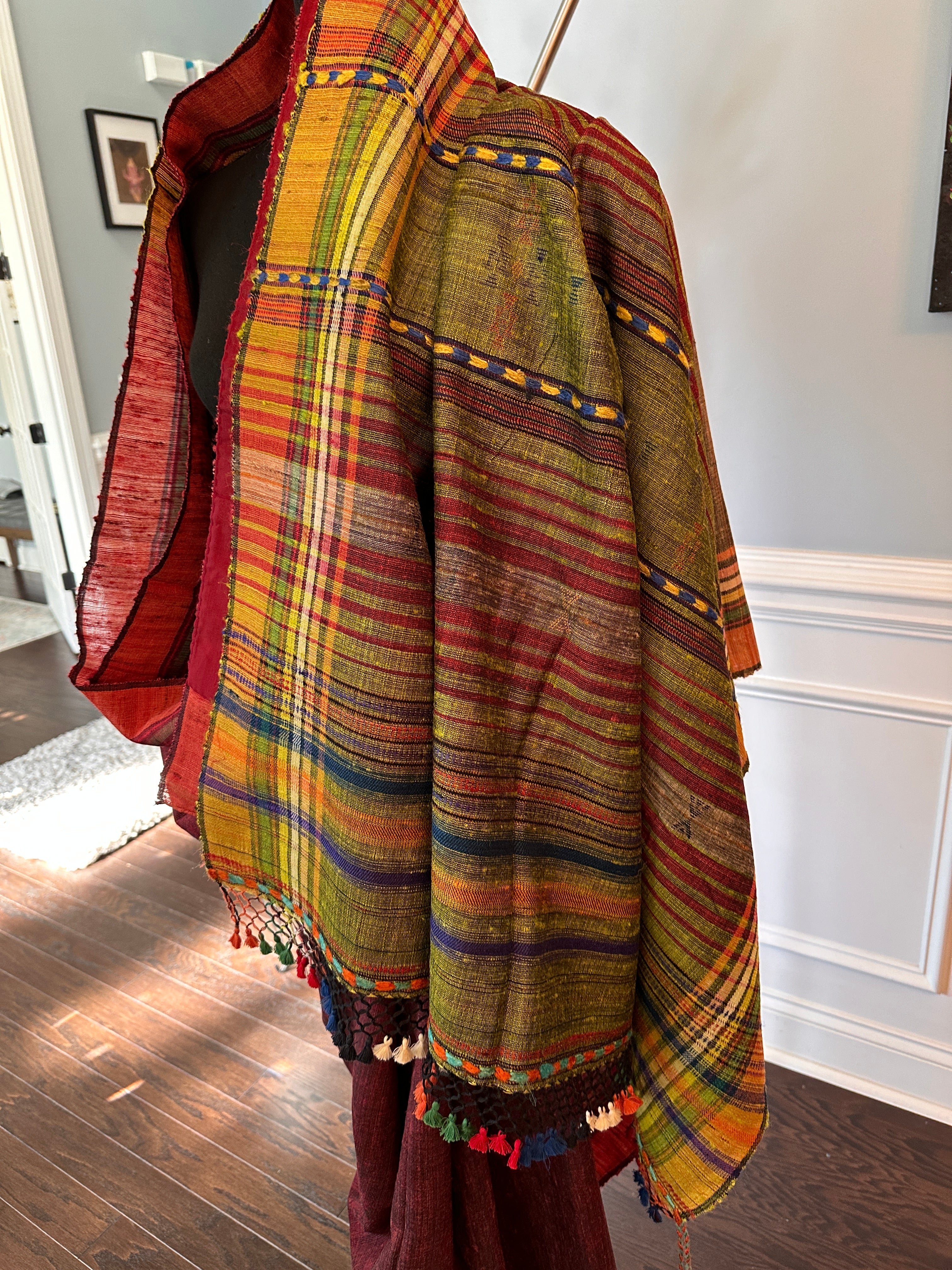 Bhujodi Tussor Saree - Heritage Weave