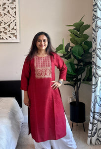 Embroidered Long Kurta