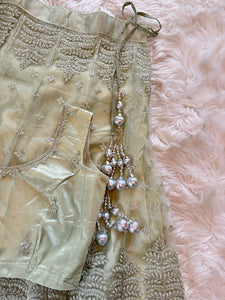 Bollywood Skirt Set - Light Mint