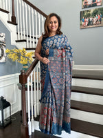 Load image into Gallery viewer, Block Print Ajrakh Modal Silk

