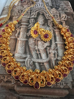 Load image into Gallery viewer, Ganesha Necklace Gold Polish
