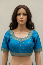Load image into Gallery viewer, Maharani Designer Silk Blouse 3
