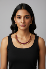 Load image into Gallery viewer, Temple Necklace Gold Polish 1
