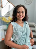 Load image into Gallery viewer, Pre Stitch Designer Cocktail Saree - A
