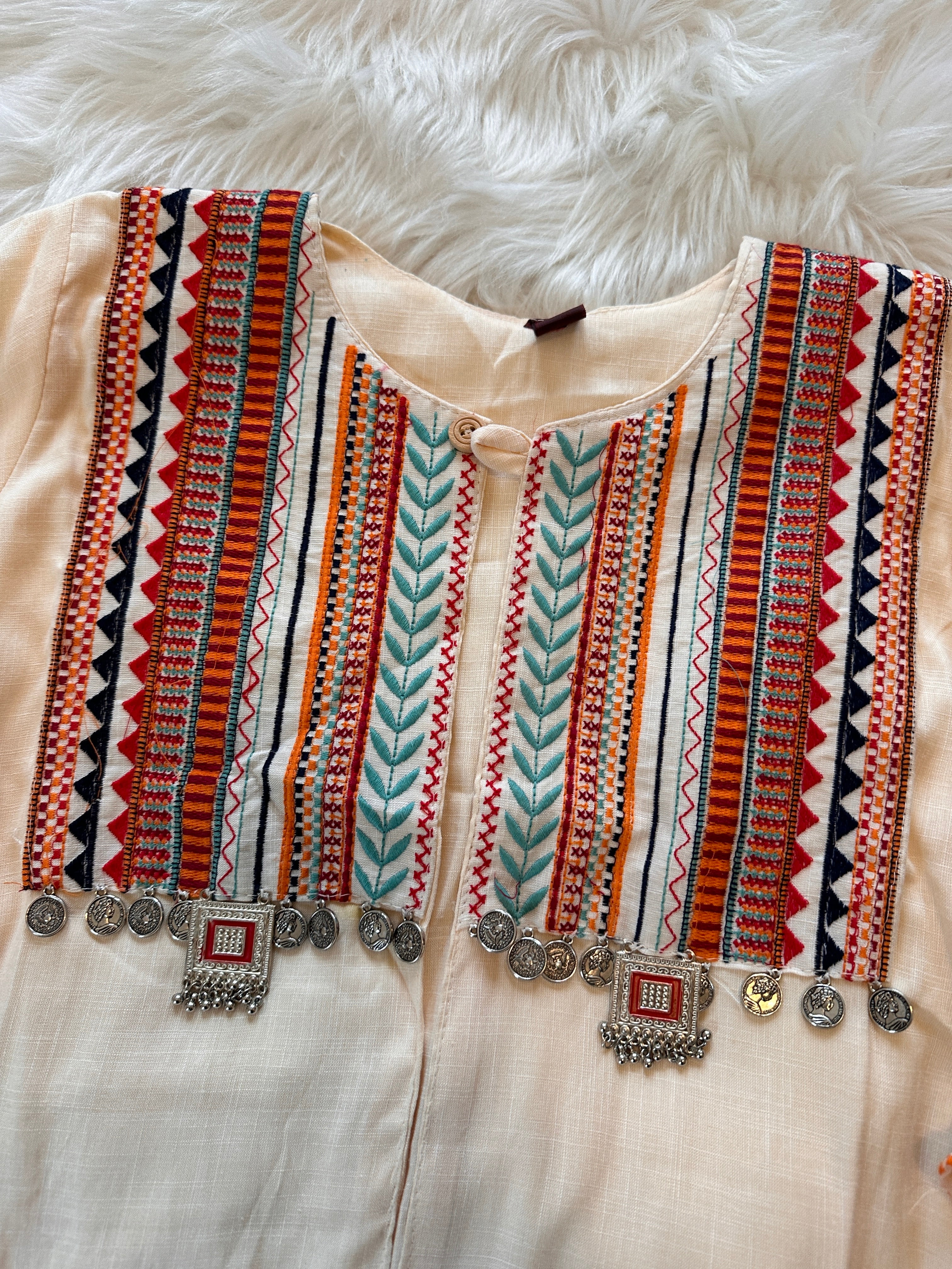 Embroidered Jacket - Ivory