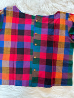 Load image into Gallery viewer, Croptop Cotton Shirt - Multicolored
