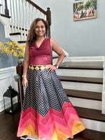 Load image into Gallery viewer, Designer Satin Silk Skirt 14
