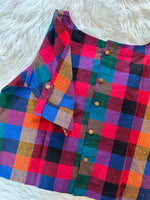 Load image into Gallery viewer, Croptop Cotton Shirt - Multicolored
