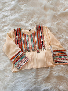 Embroidered Jacket - Ivory